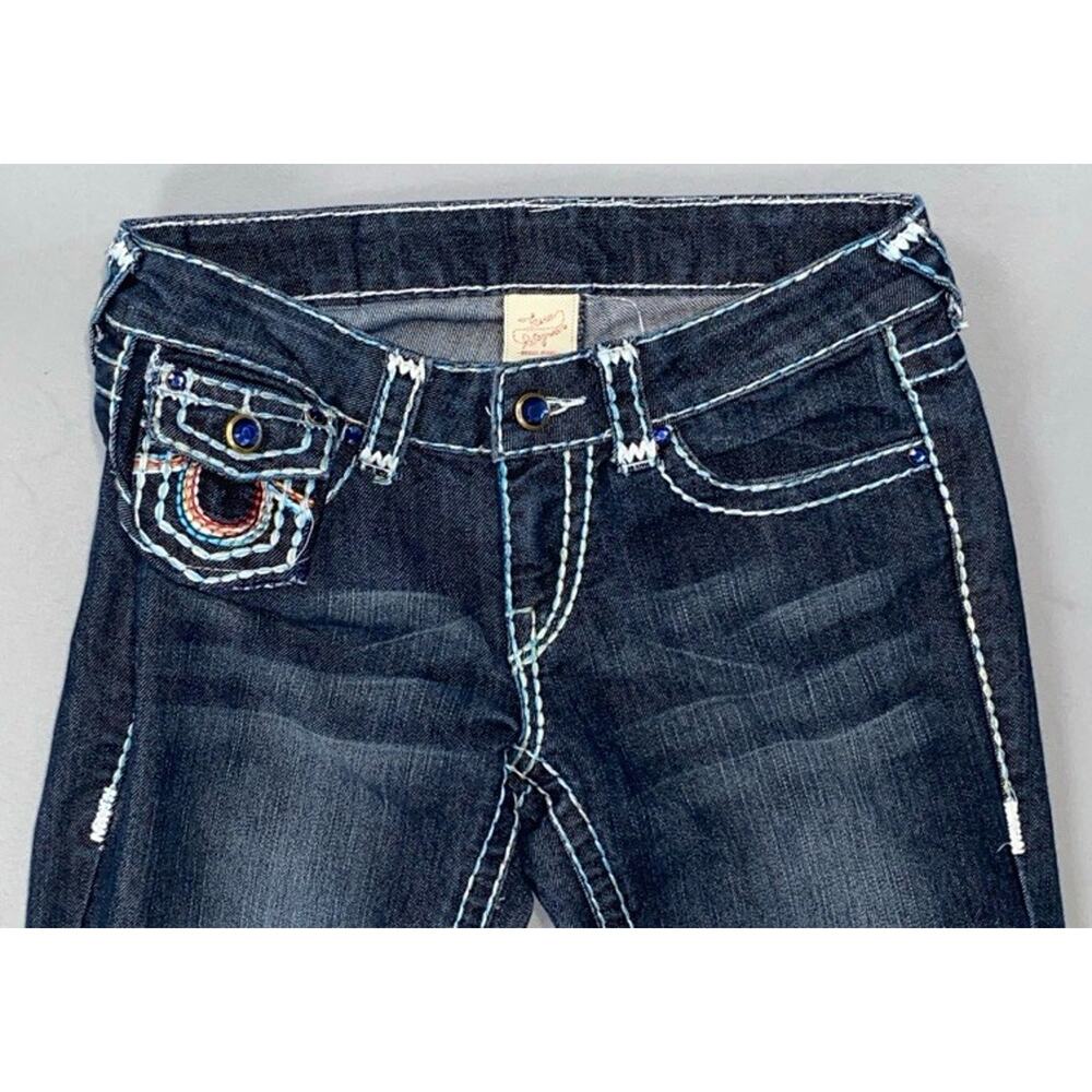 True Religion Joey Super T Vintage USA Made Jeans. Rainbow Stitched, Women's 29 - Picture 6 of 13